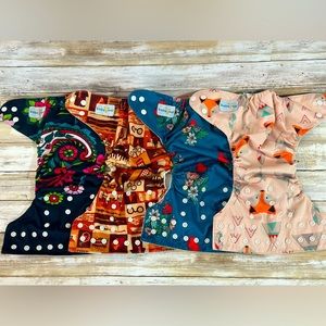 12 pocket cloth diaper with 12 liners